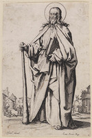 KG 10098
<br/>
Jacobus de Mindere ("Grote Apostelserie")
<br/>
<em>Callot, Jacques (1592 - 1635)</em>
